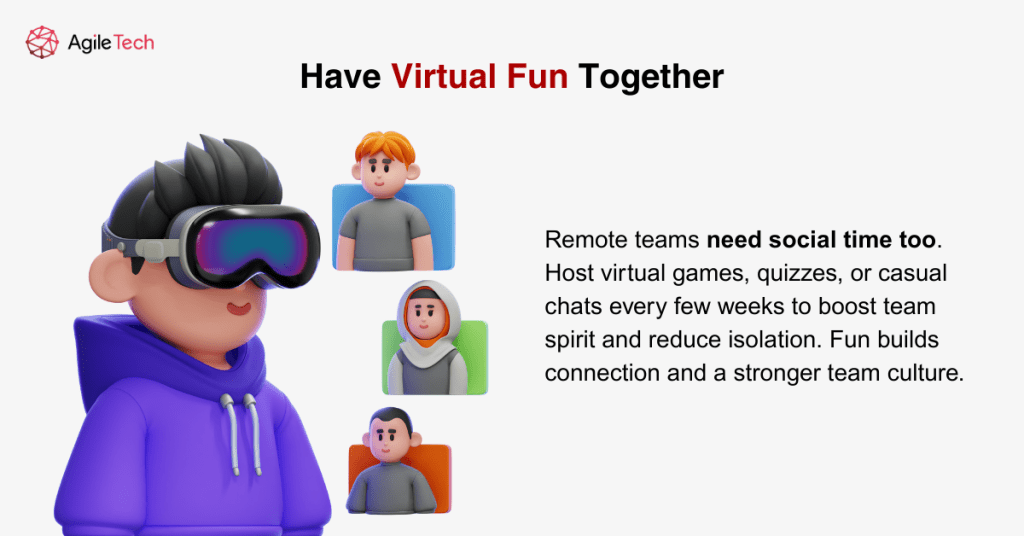 have virtual fun together